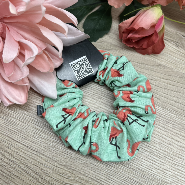 Scrunchie Flamingo klein