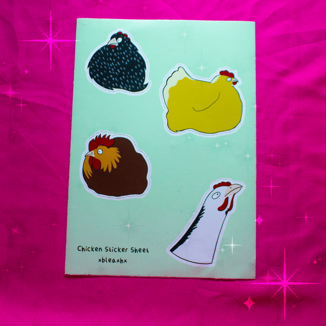 Chicken Sticker Sheets