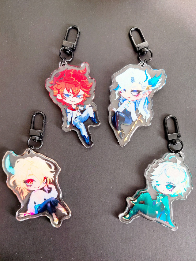 Genshin Chibi Keychains 