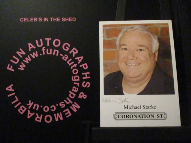 Michael Starke (Jerry Morton) Original Coronation Street Pre-Print Cast Card