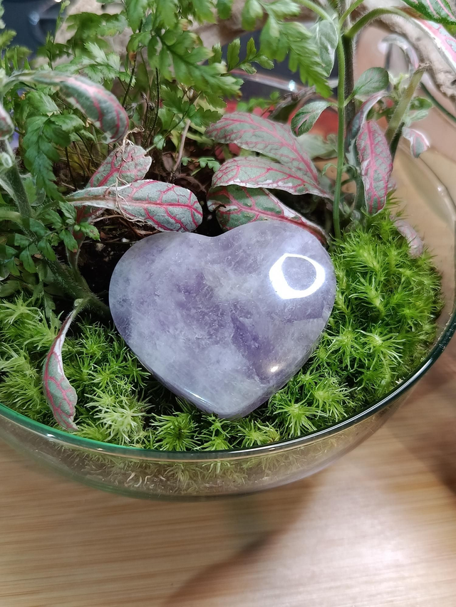 Cœur en Améthyste 