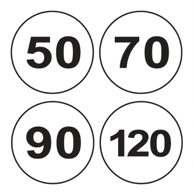 Autocolante velocidade