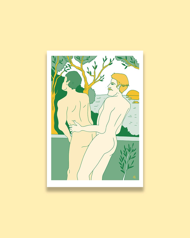 Les impertinentes: "un beau panorama" impression d'art en A5 