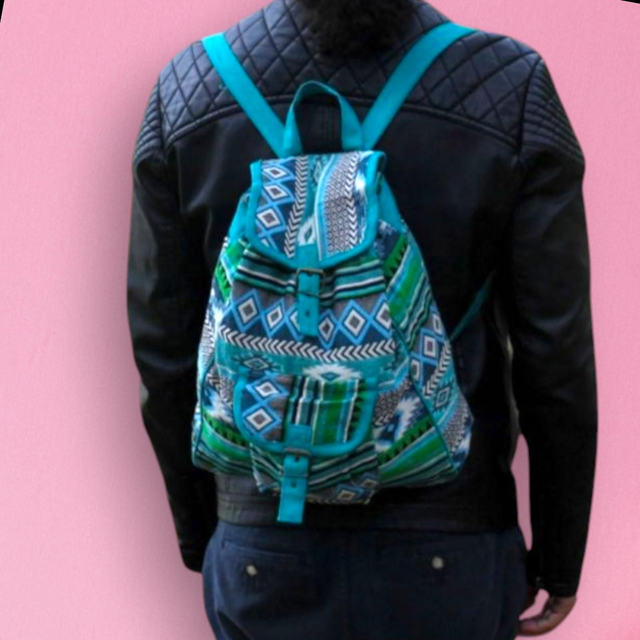 Sac "Turquoise" jacquard BH-013