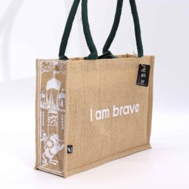 Hop Hare Affirmation Jute Bag
