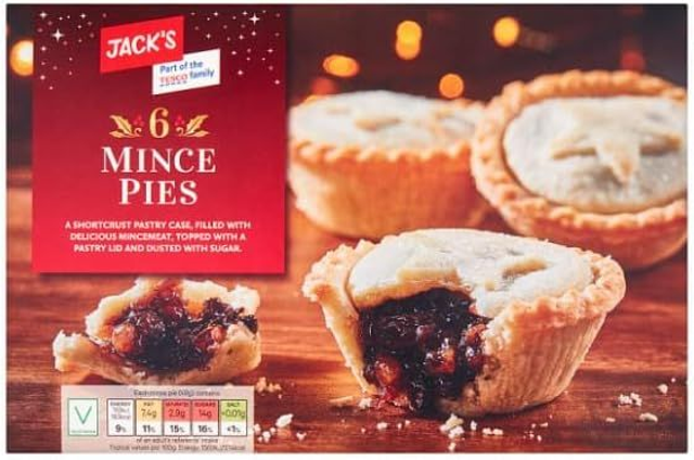 Frozen before BB date Jack's Mince pies - 6 pack