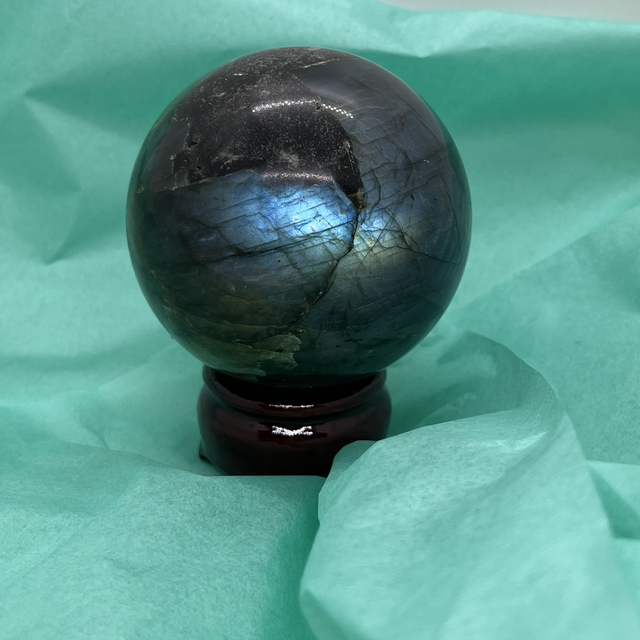 Sphère en labradorite