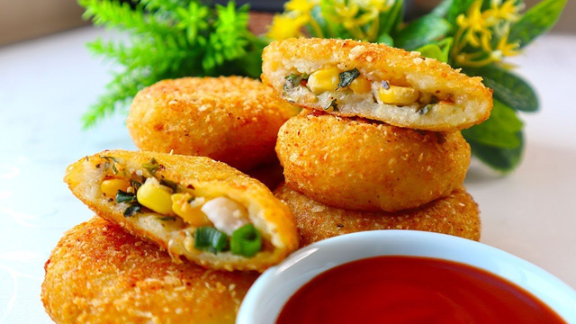 Cheese Corn Patti ( 3Pcs)