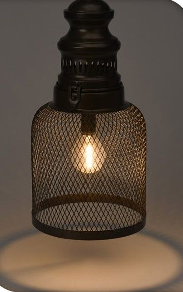 Metal LED Hanging Lantern