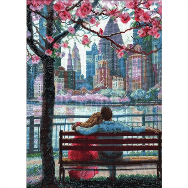 Aine Blooming New York Counted Cross Stitch Kit