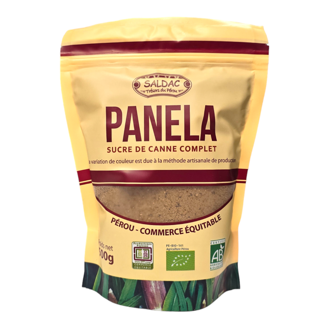 Sucre de canne complet Panela – 500g BIO Commerce Équitable