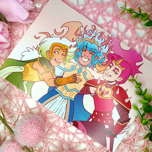 Amphibia "Calamity Trio" Print 