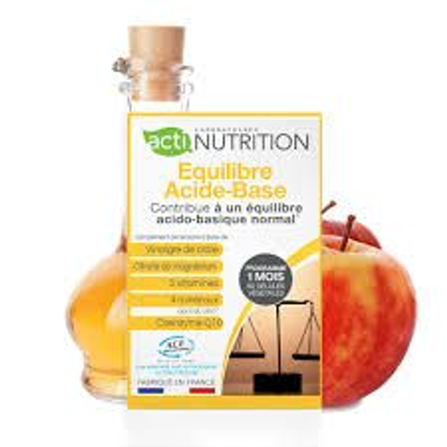 Actinutrition  Équilibre Acide-Base - vinaigre de cidre