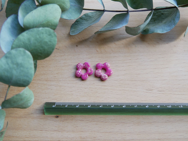 Mini bloom 5 pétales rose doré