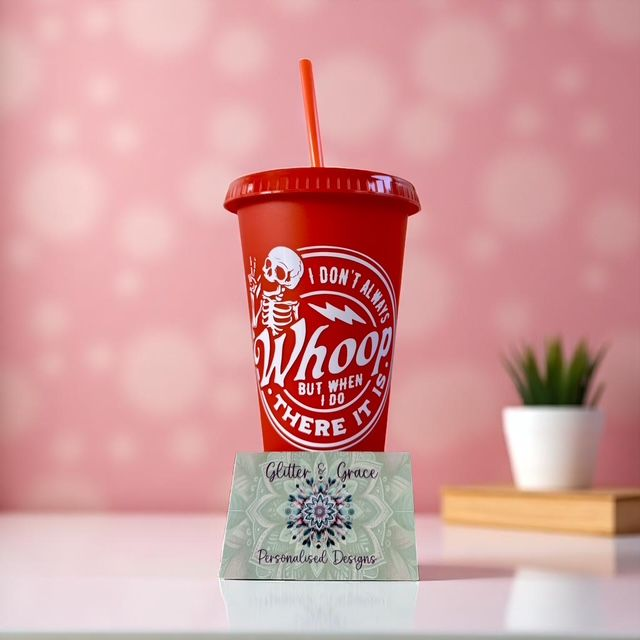 Funny Orange Cold Cup