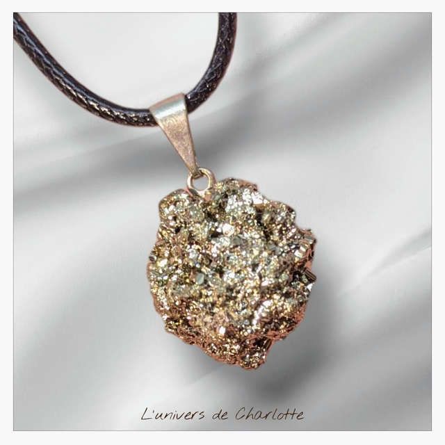 Pendentif &quot;Pyrite&quot; PN-029