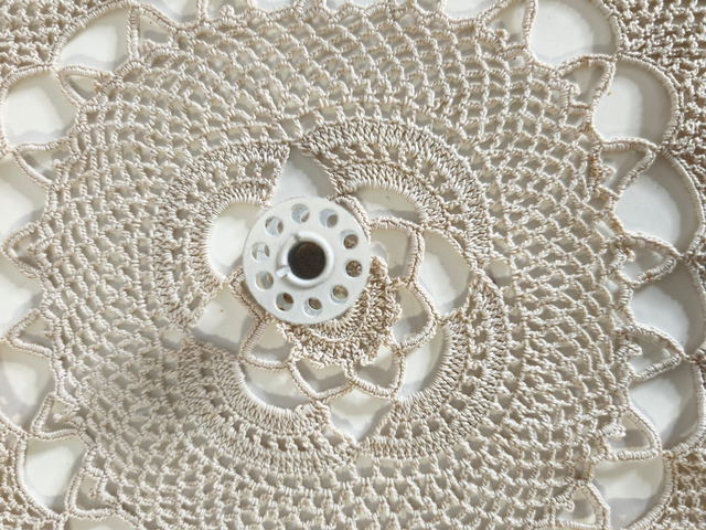 Bobine metálica decorativa