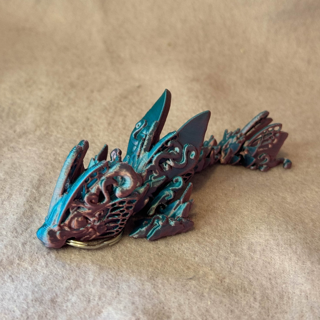 Butterfly Dragon Keyring