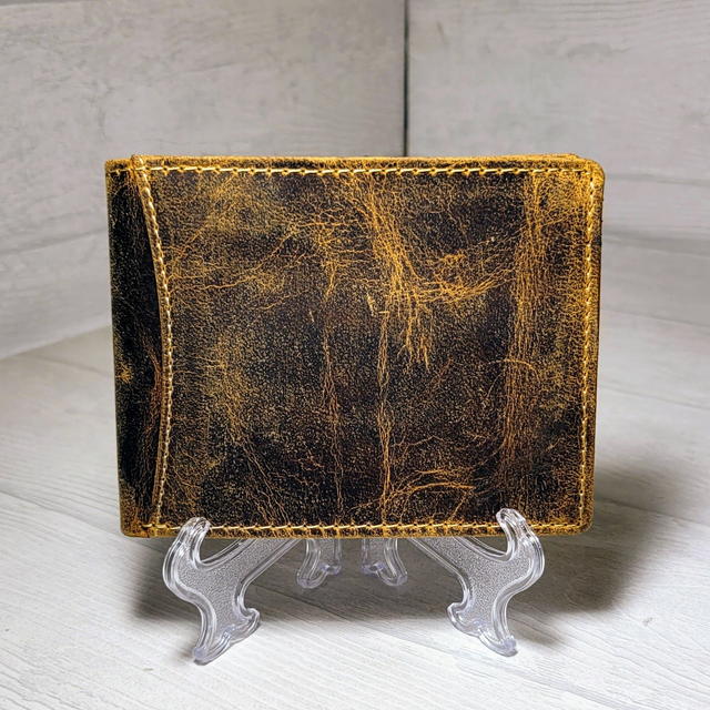 Geldbörse Vertikal Naturleder