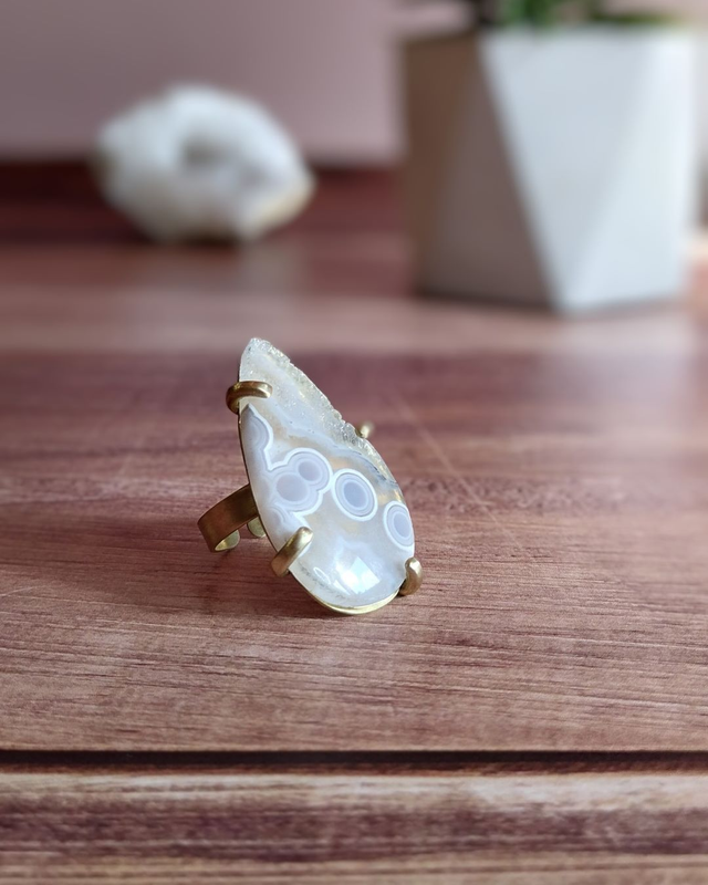 Bague Calcédoine