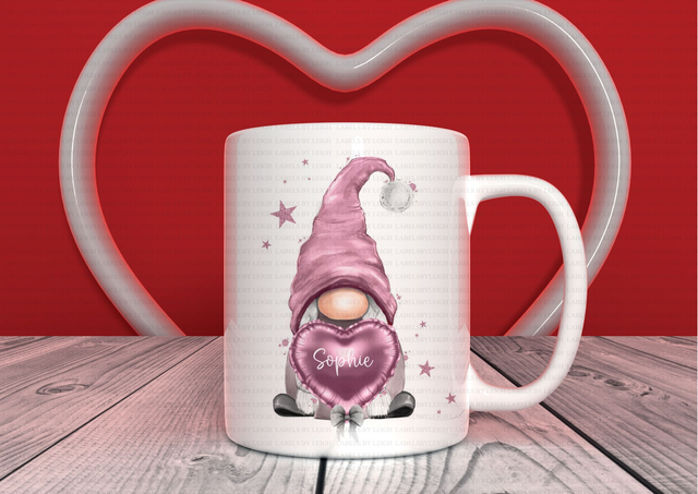 Personalised Gonk Valentine's Mug