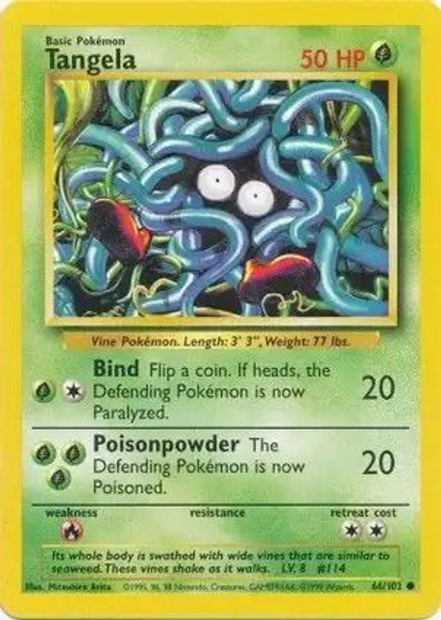 Tangela - 66/102 (Base Set Unlimited)