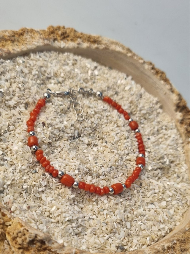 Bracciale Corallo Rosso Unisex