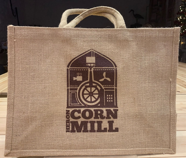 Heron Corn Mill Jute Shopping Bag