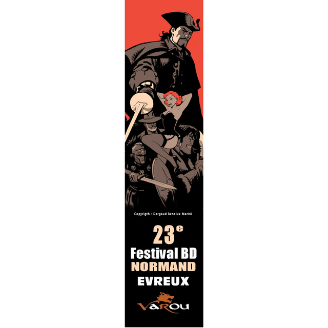 Affiche Evreux 2022 : Marque-page Enrico Marini