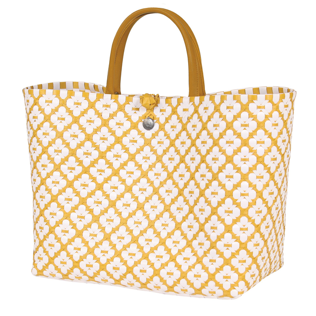 Motif Bag Shopper with white pattern