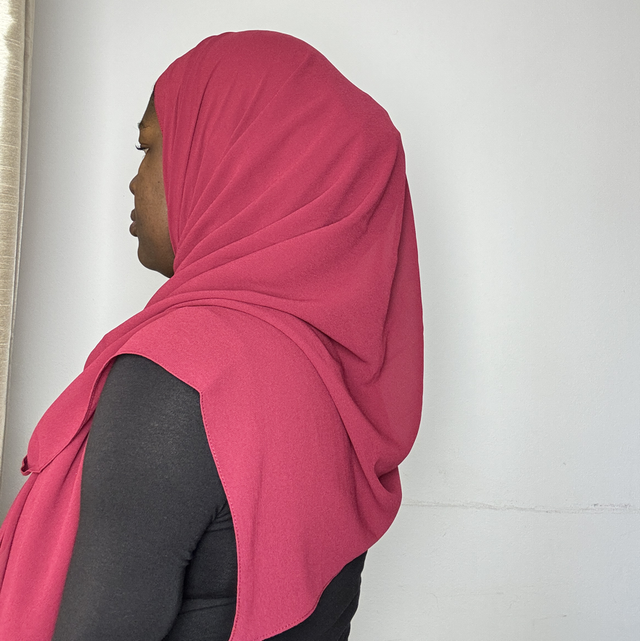 Wine (Chiffon Hijab)