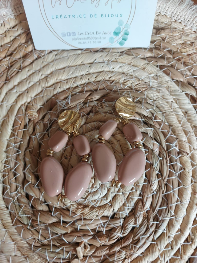 BO CHIC PERLES BEIGE / ACIER INOXYDABLE 0000612