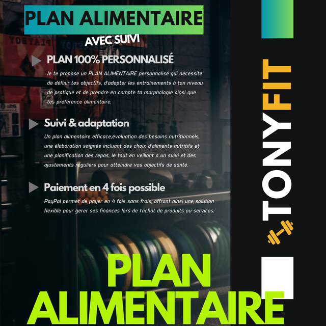 Plan alimentaire SUIVI !