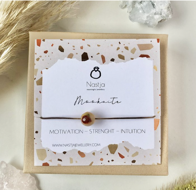 BRACELET MOOKAITE - &quot; Trop Tard &quot;