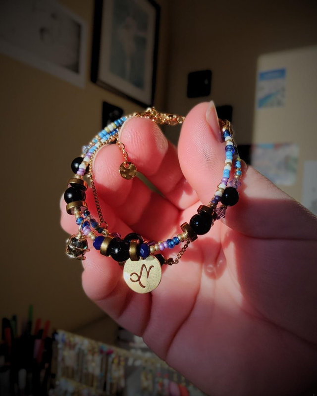 Bracelet Capricorne & Onyx