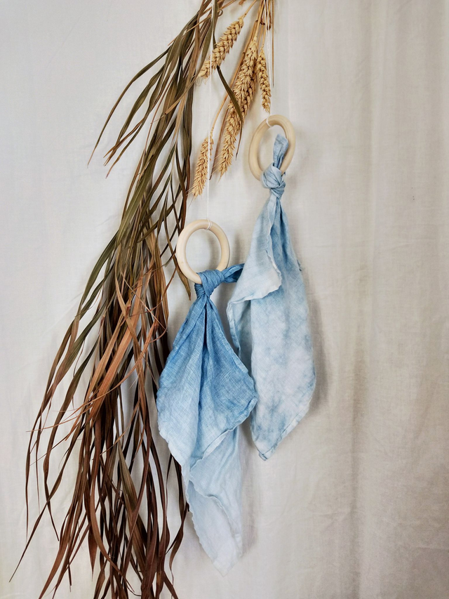 LE DOUX - Doudous dentition en lin et teintures végétales