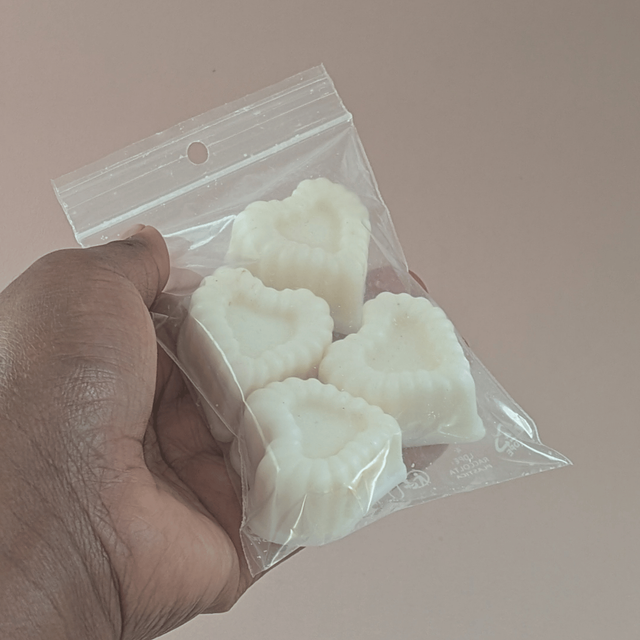 💗 Fondants parfumés cœur – Musc Blanc (64g)