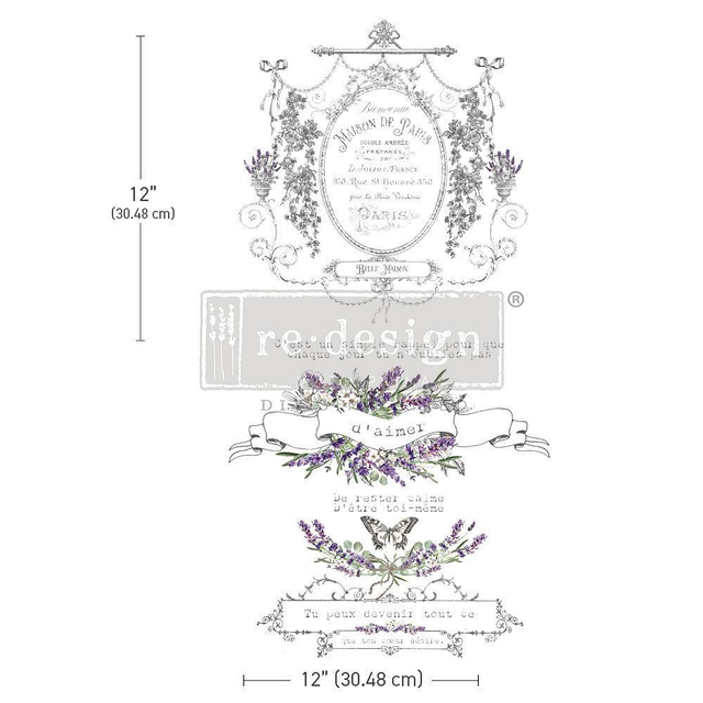 12x12 Re-design Decor Transfer - Maison De Paris