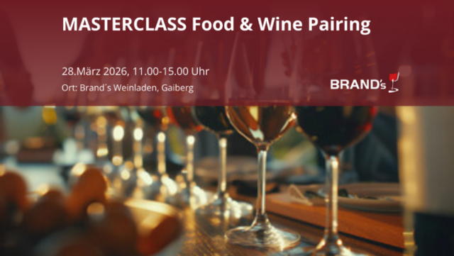 MASTERCLASS Food & Wine Pairing