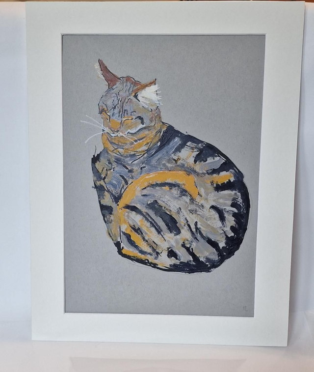 Cat painting 