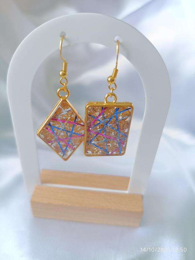 Boucle d&#039;oreille Néo-Graffiti 