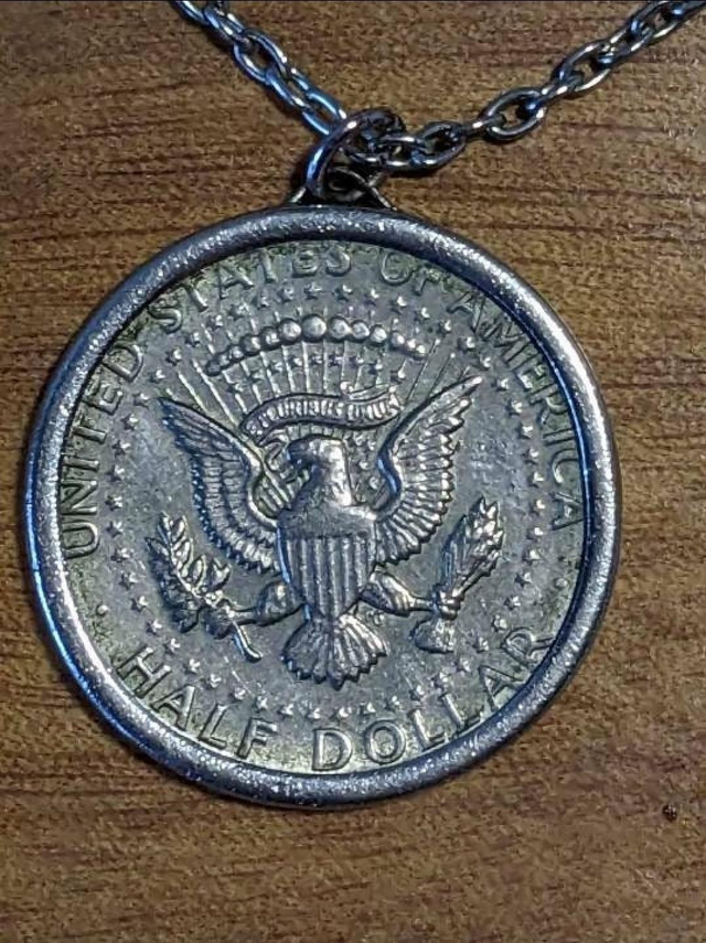 Pendentif demi-dollard Liberty 1971