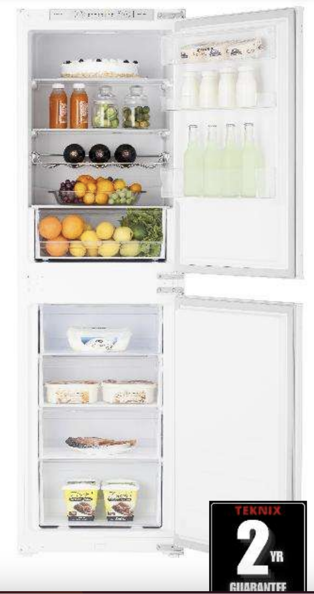 Teknix BITH50FF/E Integrated Fridge Freezer Frost Free 50/50