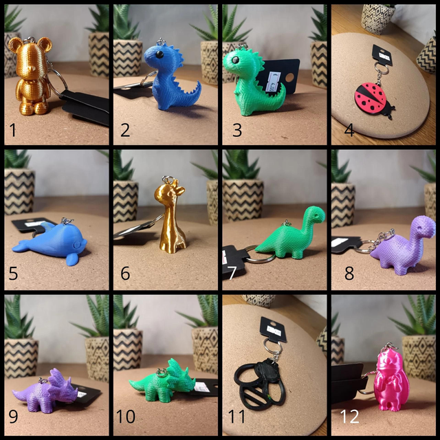 Porte clefs 3D 