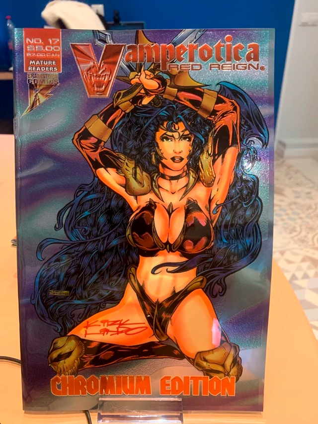 vamperotica red reign nº17 chromium edition firmada con COA