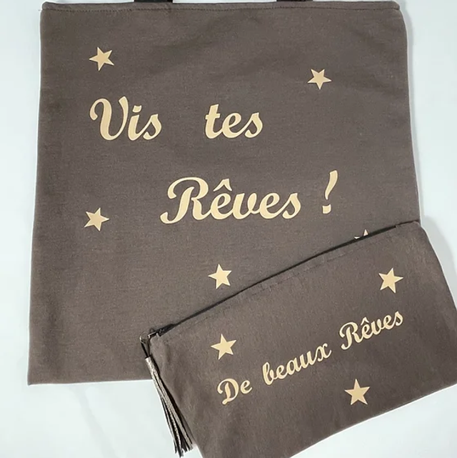Tote bag et pochette 