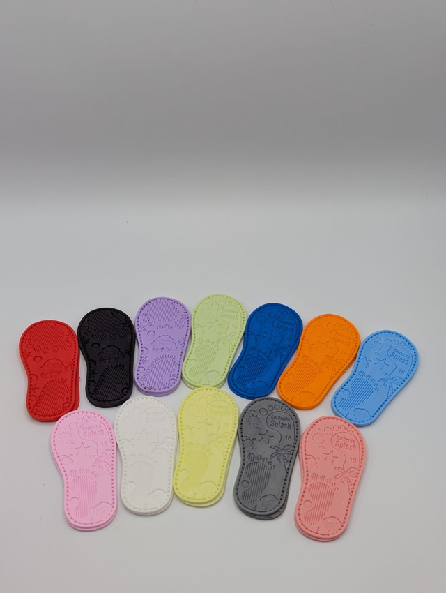 Semelles en plastisol non toxique – Taille 16