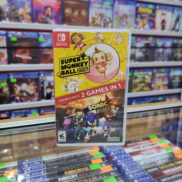 Sonic Forces + Super Monkey Ball Usado