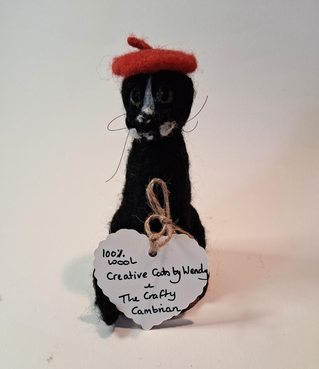 Needle Felt Le Chat