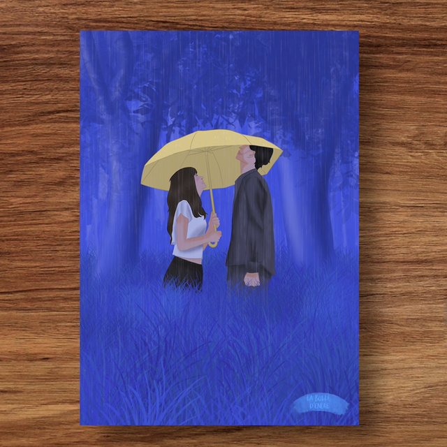 Illustration « umbrella » A4
